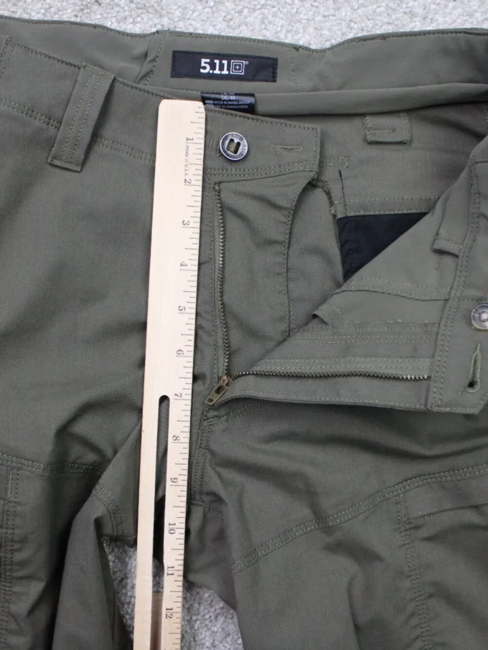 5.11 Tactical Apex Pants Men 32x32 Green Cargo Flex-Tac Stretch Canvas 10 Pocket